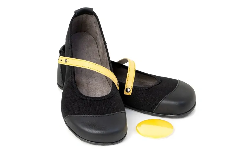 Pásky k balerínám RAINBOW SUMMER WINS 40-41 žlutá