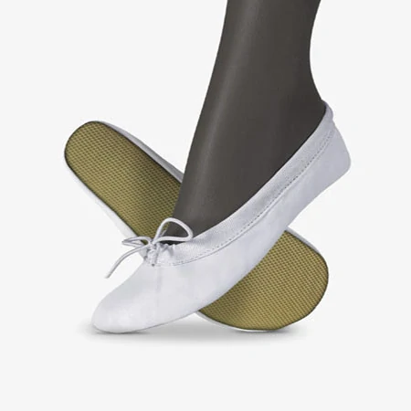 Cvičky gymnastické barefoot HARMONY GYM kožené matné WINS 37 bílá