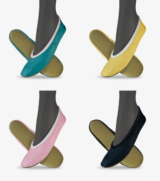 Cvičky gymnastické BASIC GYM kožené matné WINS 42 růžová