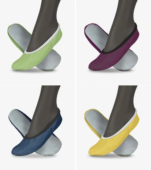 Cvičky taneční barefoot DREAM DANCE kožené matné WINS 42 tělová