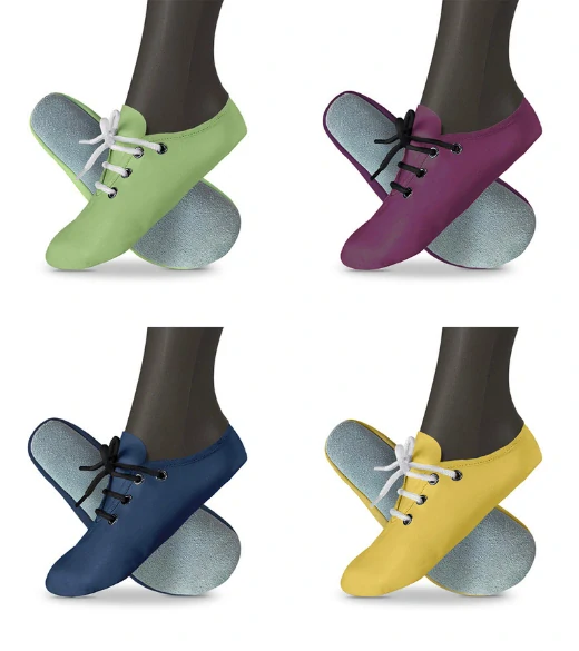 Cvičky taneční barefoot POWER DANCE kožené matné WINS 38 žlutá