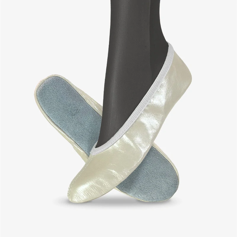 Cvičky taneční BASIC DANCE kožené lesklé WINS 31 červená