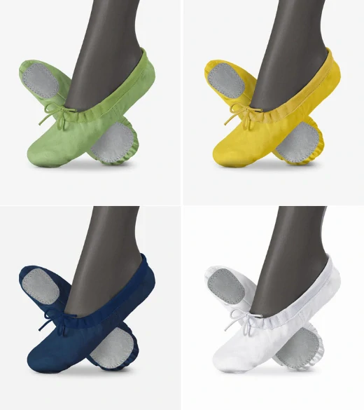 Piškoty baletní ELEGANT BALLET kožené matné WINS 37 modrá