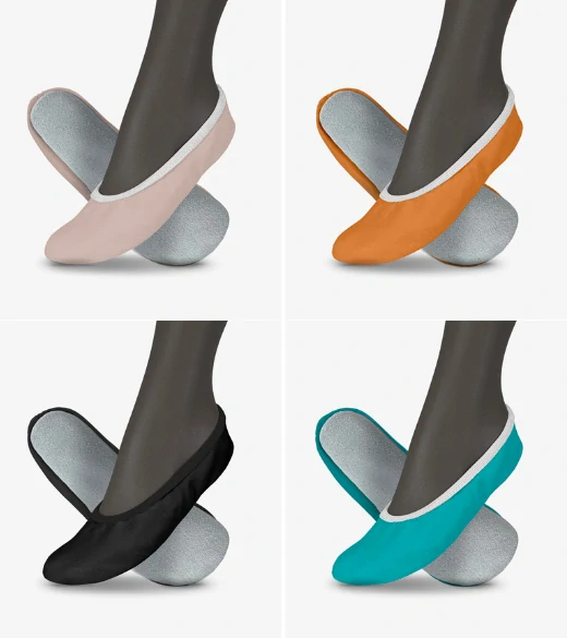 Cvičky taneční barefoot HARMONY DANCE kožené matné WINS 41 růžová