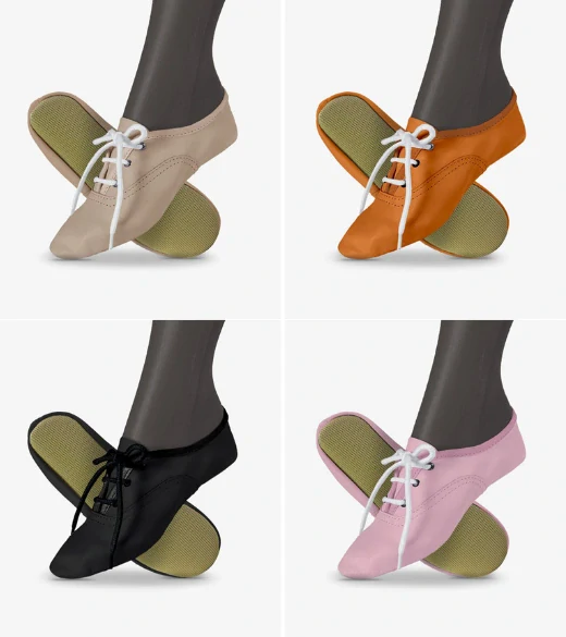 Cvičky gymnastické TALENT GYM kožené matné WINS 41 bílá