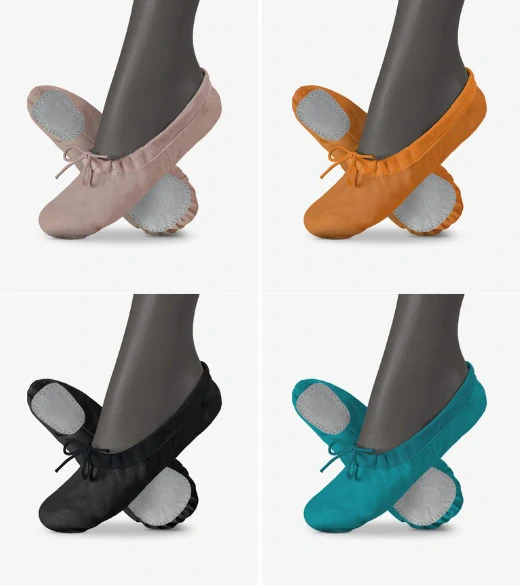 Piškoty baletní ELEGANT BALLET kožené matné WINS 37 modrá