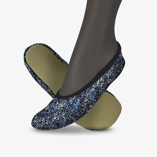 Cvičky gymnastické barefoot DREAM GYM textilní vzory  WINS 26 mandala