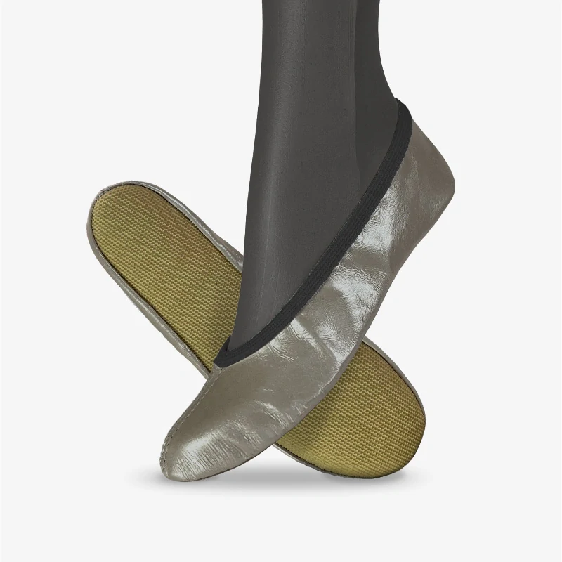 Cvičky gymnastické BASIC GYM kožené lesklé WINS 47 hnědá perleť