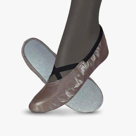 Cvičky taneční FRANCES DANCE kožené lesklé WINS 47 měděná