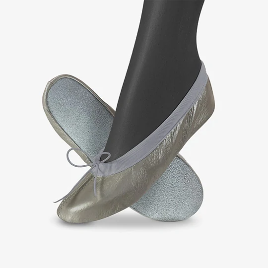 Cvičky taneční SPIRIT DANCE kožené lesklé WINS 29 hnědá perleť