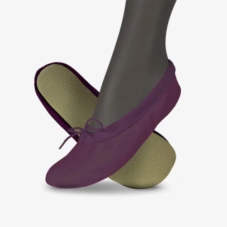 Cvičky gymnastické barefoot HARMONY GYM kožené matné WINS 29 fialová