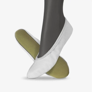 Cvičky gymnastické BASIC GYM textilní WINS 23 bílá