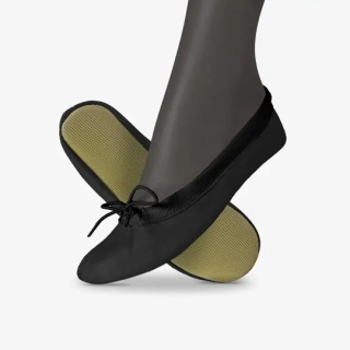 Cvičky gymnastické SPIRIT GYM textilní WINS 36 černá