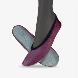 Cvičky taneční BASIC DANCE kožené matné WINS 24 fialová