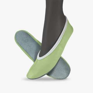 Cvičky taneční BASIC DANCE kožené matné WINS 23 zelená