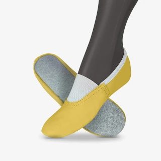 Cvičky taneční CLASSIC DANCE kožené matné WINS 23 žlutá