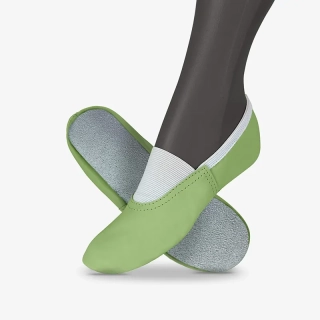 Cvičky taneční CLASSIC DANCE kožené matné WINS 23 zelená