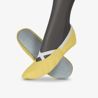 Cvičky taneční FRANCES DANCE kožené matné WINS 47 žlutá