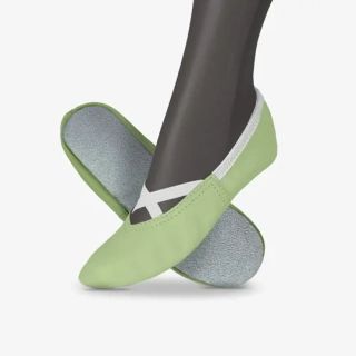 Cvičky taneční FRANCES DANCE kožené matné WINS 41,5 zelená