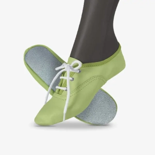 Cvičky taneční TALENT DANCE kožené matné WINS 22 zelená