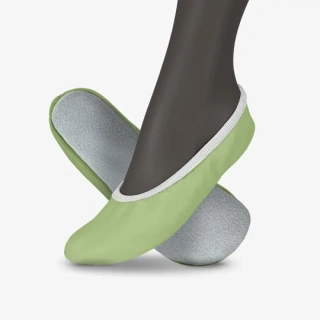 Cvičky taneční barefoot DREAM DANCE kožené matné WINS 26 zelená