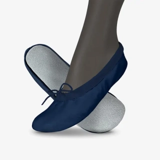 Cvičky taneční barefoot HARMONY DANCE kožené matné WINS 26 modrá