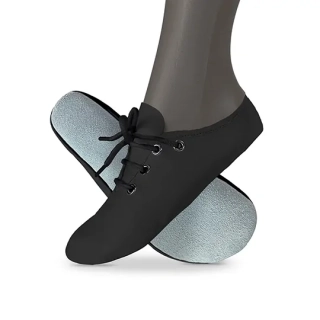Cvičky taneční barefoot POWER DANCE kožené matné WINS 30 černá