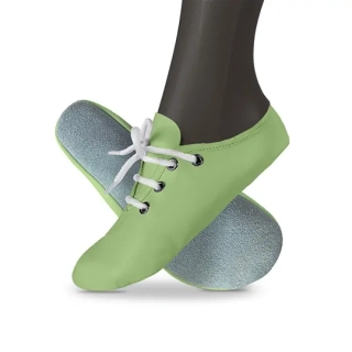 Cvičky taneční barefoot POWER DANCE kožené matné WINS 29 zelená