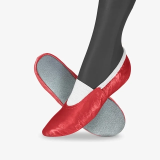 Cvičky taneční CLASSIC DANCE kožené lesklé WINS 44 červená