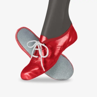 Cvičky taneční TALENT DANCE kožené lesklé WINS 39 červená