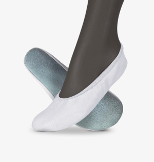 Cvičky taneční barefoot DREAM DANCE textilní WINS 26 bílá