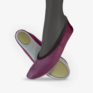 Cvičky univerzální BASIC UNI kožené matné WINS 48 fialová