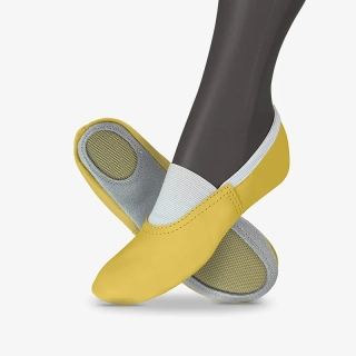 Cvičky univerzální CLASSIC UNI kožené matné WINS 37,5 žlutá