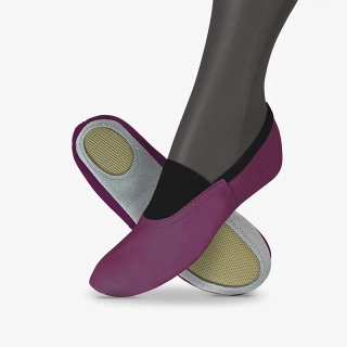 Cvičky univerzální CLASSIC UNI kožené matné WINS 25 fialová