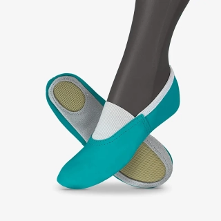 Cvičky univerzální CLASSIC UNI kožené matné WINS 24 tyrkysová