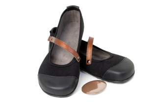 Pásky k balerínám RAINBOW SUMMER WINS 14,5 cm - velikost 37; 38; 39 měděná