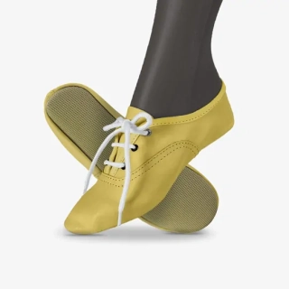 Cvičky gymnastické TALENT GYM kožené matné WINS 22 žlutá