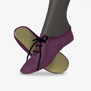 Cvičky gymnastické TALENT GYM kožené matné WINS 25 fialová