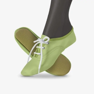 Cvičky gymnastické TALENT GYM kožené matné WINS 24 zelená