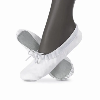 Piškoty taneční ELEGANT DANCE kožené matné WINS 39 bílá