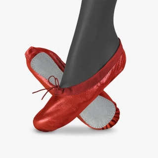 Piškoty taneční ELEGANT DANCE kožené lesklé WINS 47 červená