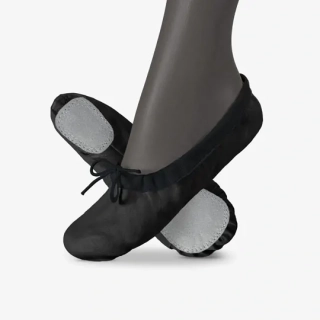 Piškoty baletní ELEGANT BALLET kožené matné WINS 28 černá